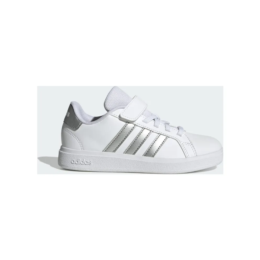 Adidas Grand Court 2.0 Kids Cloud White / Matte Silver / Cloud White (IH5532)