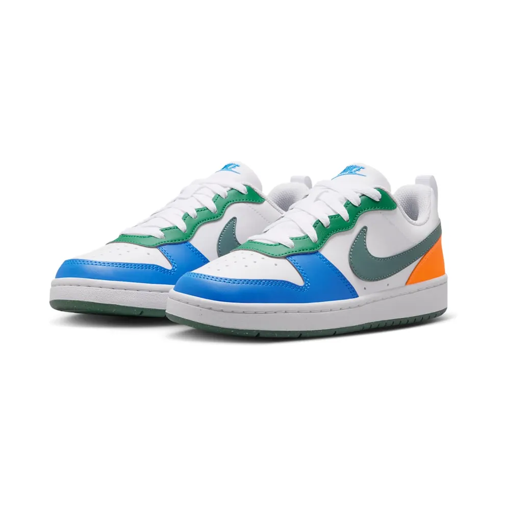 Nike Court Borough Low Recraft White Malachite Blue Crystal Mineral Slate (DV5456-140)