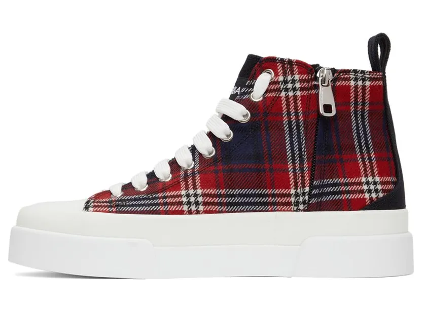 Dolce & Gabbana Portofino Light Two-Tone Mid-Top Sneakers (CS1889-AO789) (3)