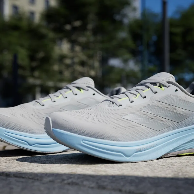 adidas Supernova Rise 2 Grey Matte Silver Glow Blue (JS3046)