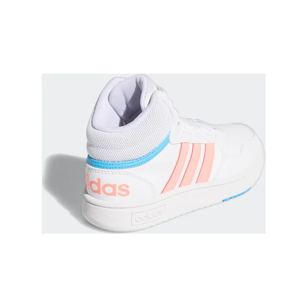 adidas Hoops Mid Cloud White / Acid Red / Sky Rush (GW6110)