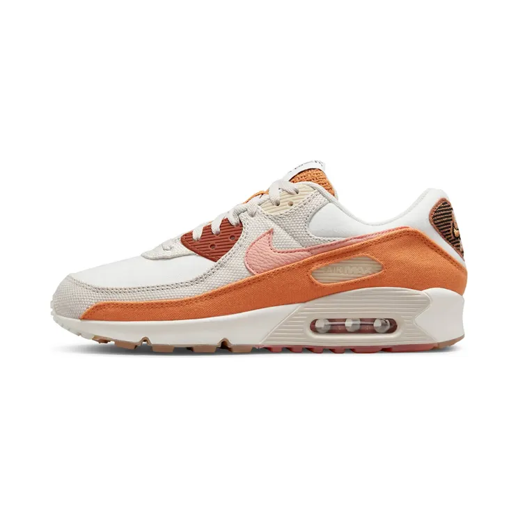 Nike Air Max 90 Sun Club (W) “Sail / Light Orewood Brown / Burnt Sunrise / Light Madder Root” (DM0036-100)