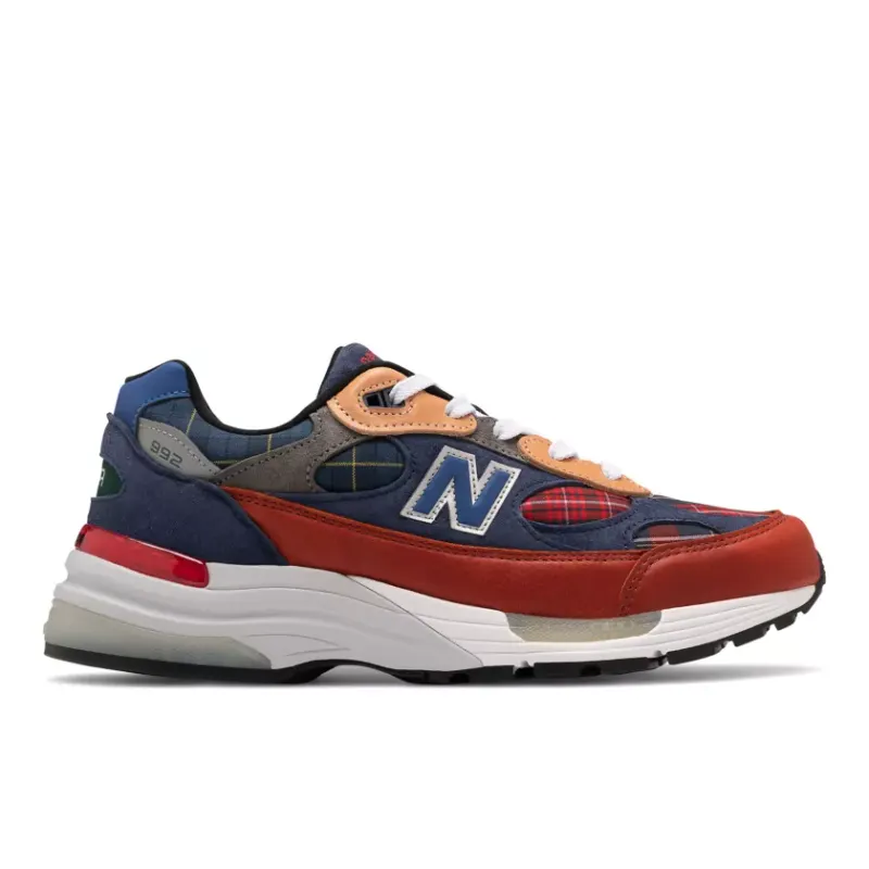 New Balance 992 Concepts Plaid Red/Blue (M992AD)