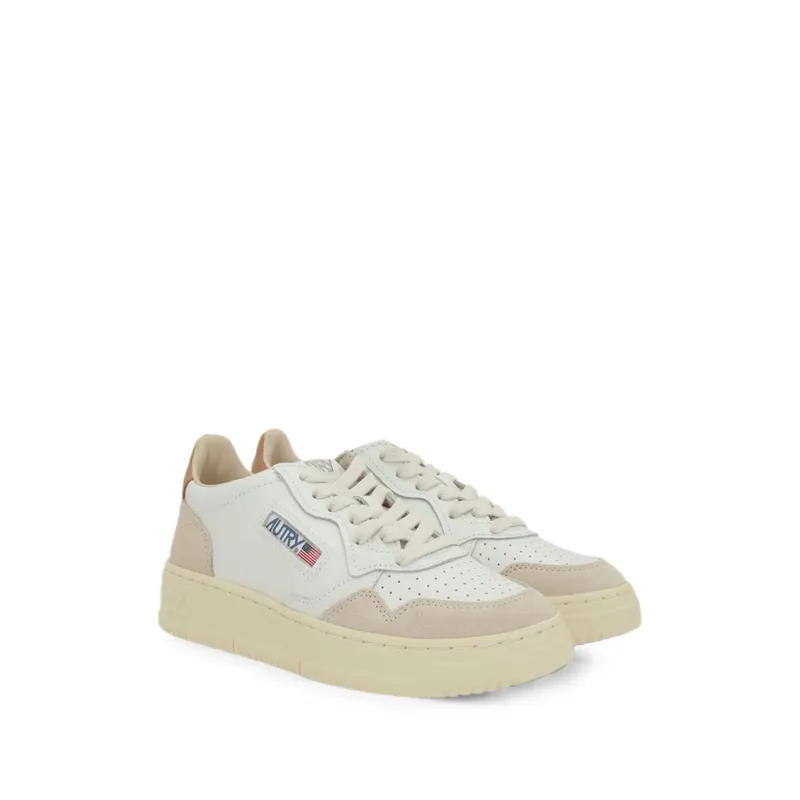 Autry Medalist Leather “White/Neutrals” (AULW LS16)