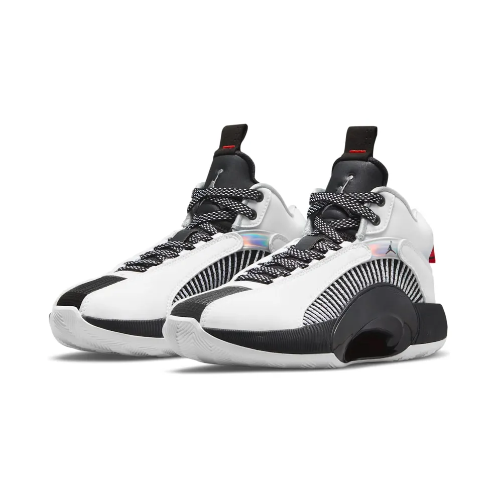 Jordan XXXV White Metallic Silver Black (GS) (CQ9433-101)