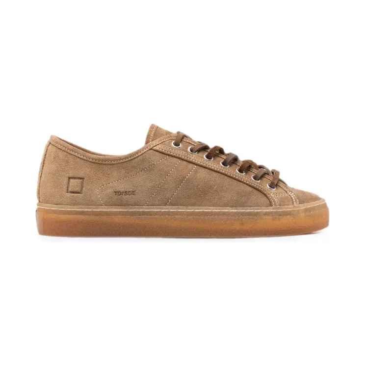 D.A.T.E. Tender suede low-top “Brown” (M451TESDCU)