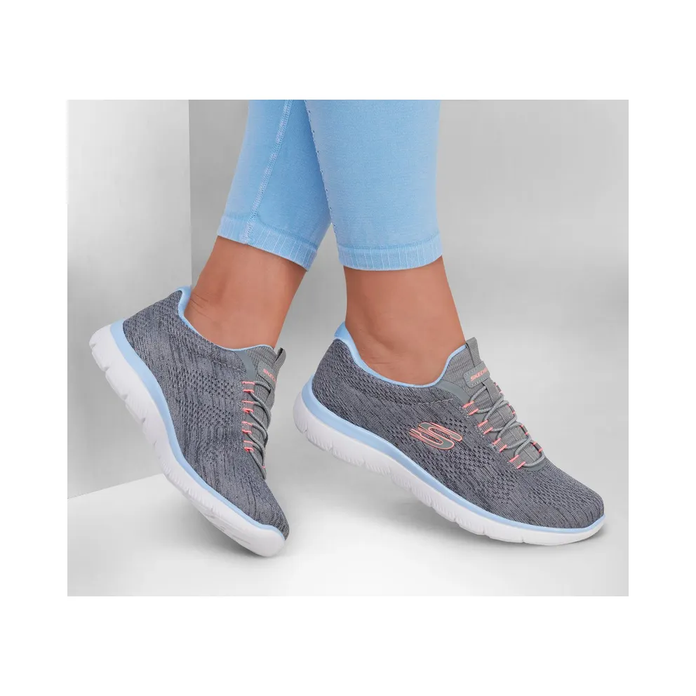 Skechers Summits – Fun Flair – Grey / Multi – “Grey” (150113 GYMT)