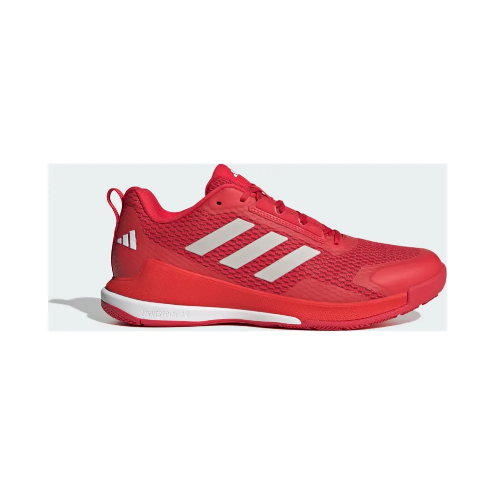 Adidas Novaflight 2 Indoor Pure Ruby / Zero Metalic / Cloud White (IH5553)