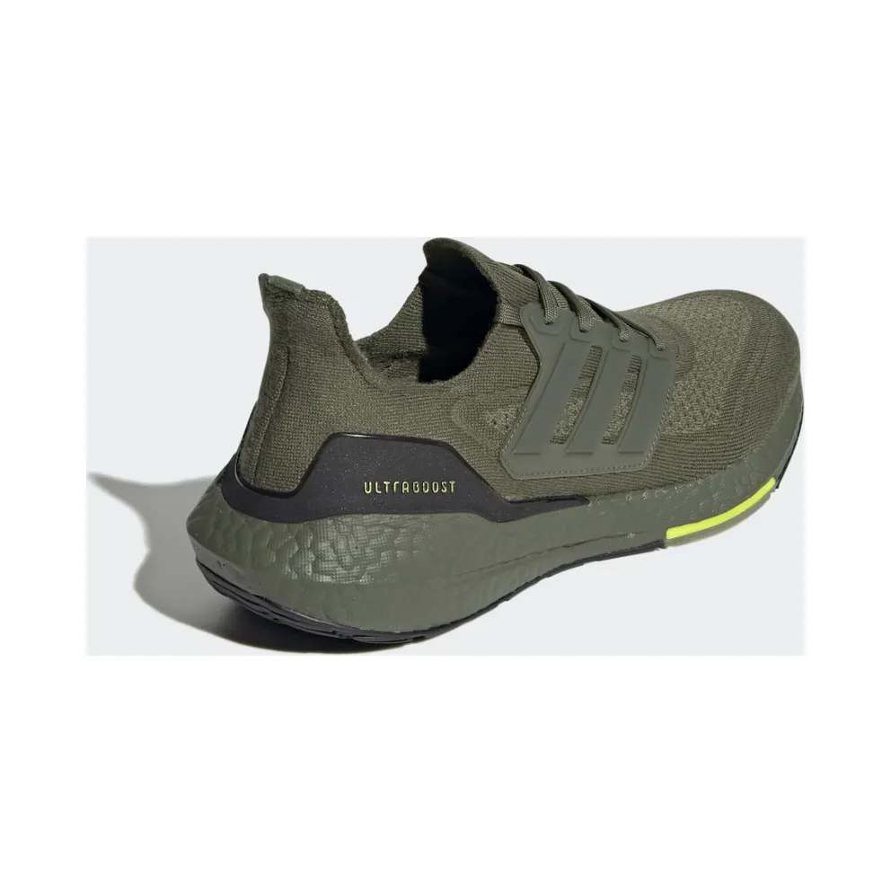adidas Ultraboost 21 Focus Olive / Focus Olive / Acid Yellow (S23876)