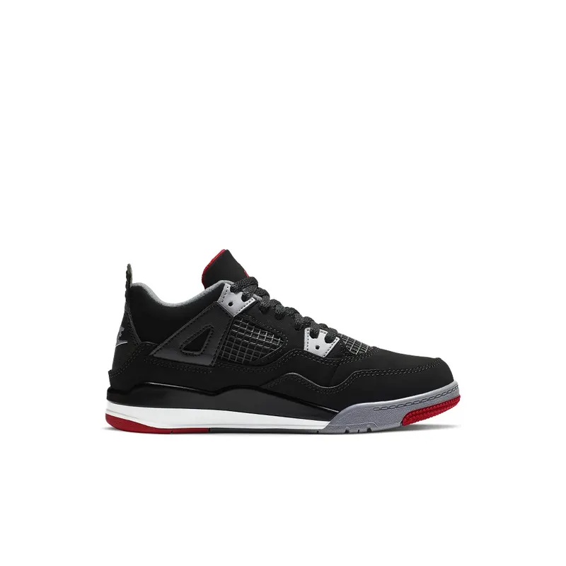Air Jordan Nike AJ IV 4 Retro ‘Bred’ (PS) (2019) (BQ7669-060)