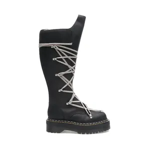 Dr. Martens 1460 DRKSHDW Quad Sole Pentalace Boot Rick Owens Black (DM02E6811 0001 09)