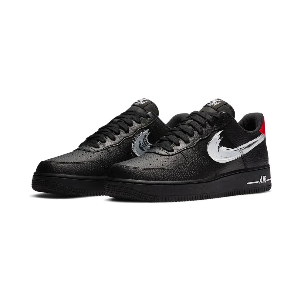Nike Air Force 1 Low ‘Brushstroke Swoosh’ Black (2020) (DA4657-001)