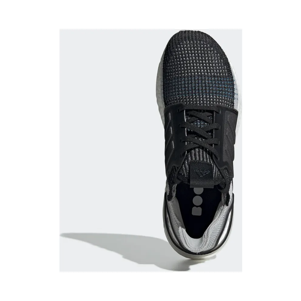 adidas Ultra Boost 19 Core Black Grey Six Shock Cyan Core Black/Grey Six/Shock Cyan (F35242)