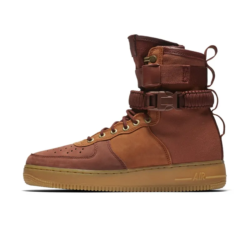 Nike SF Air Force 1 Premium Dark Russet Dark Russet/Phantom/Gum Light Brown (AQ0118-200)