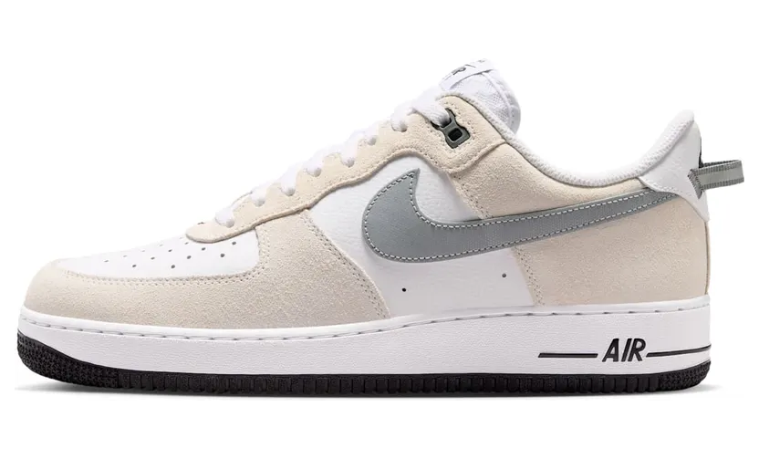 Nike Air Force 1 Wit/Zwart/Cool Grey/Metallic Cool Grey (IR2007-100)