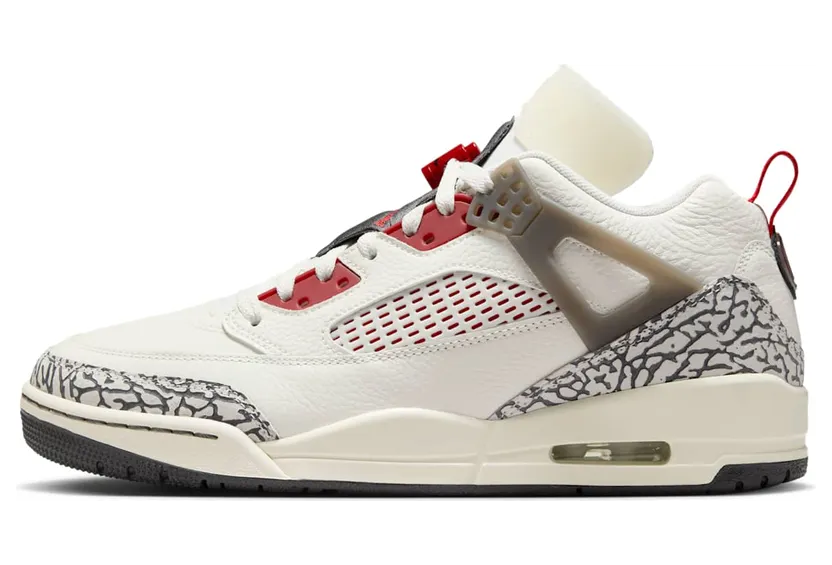 Jordan Spizike Low “Sail / Anthracite / Coconut Milk / Varsity Red” (FQ1759-116)