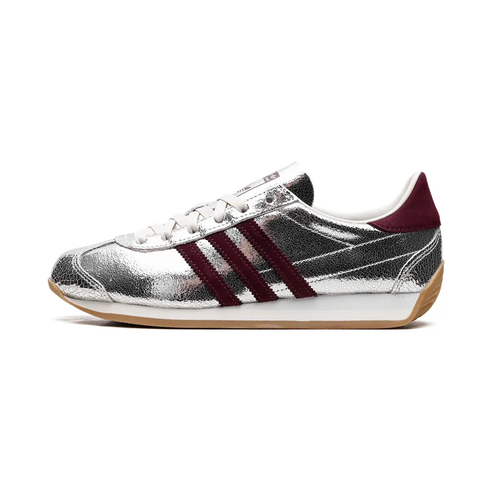 Adidas Country OG Silver Metallic / Maroon / Off White (JQ5111)