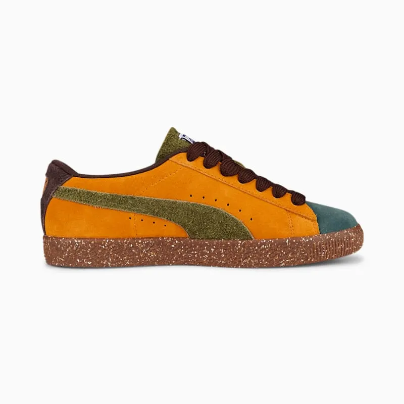 Puma x PERKS AND MINI Suede VTG Green/Orange/Brown (387036-01)