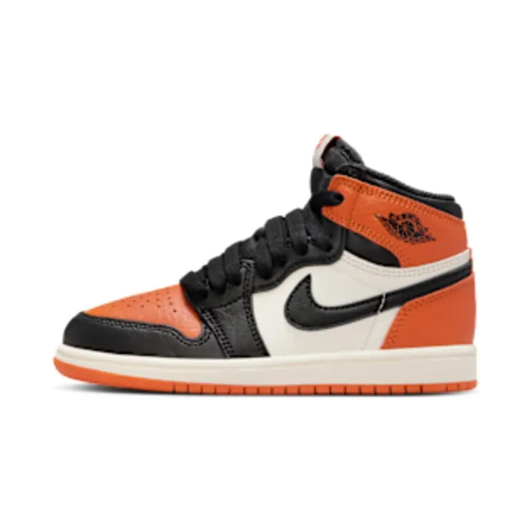 Air Jordan 1 Retro High OG PS Shattered Backboard “Black / Sail / Starfish” (FD1412-008)