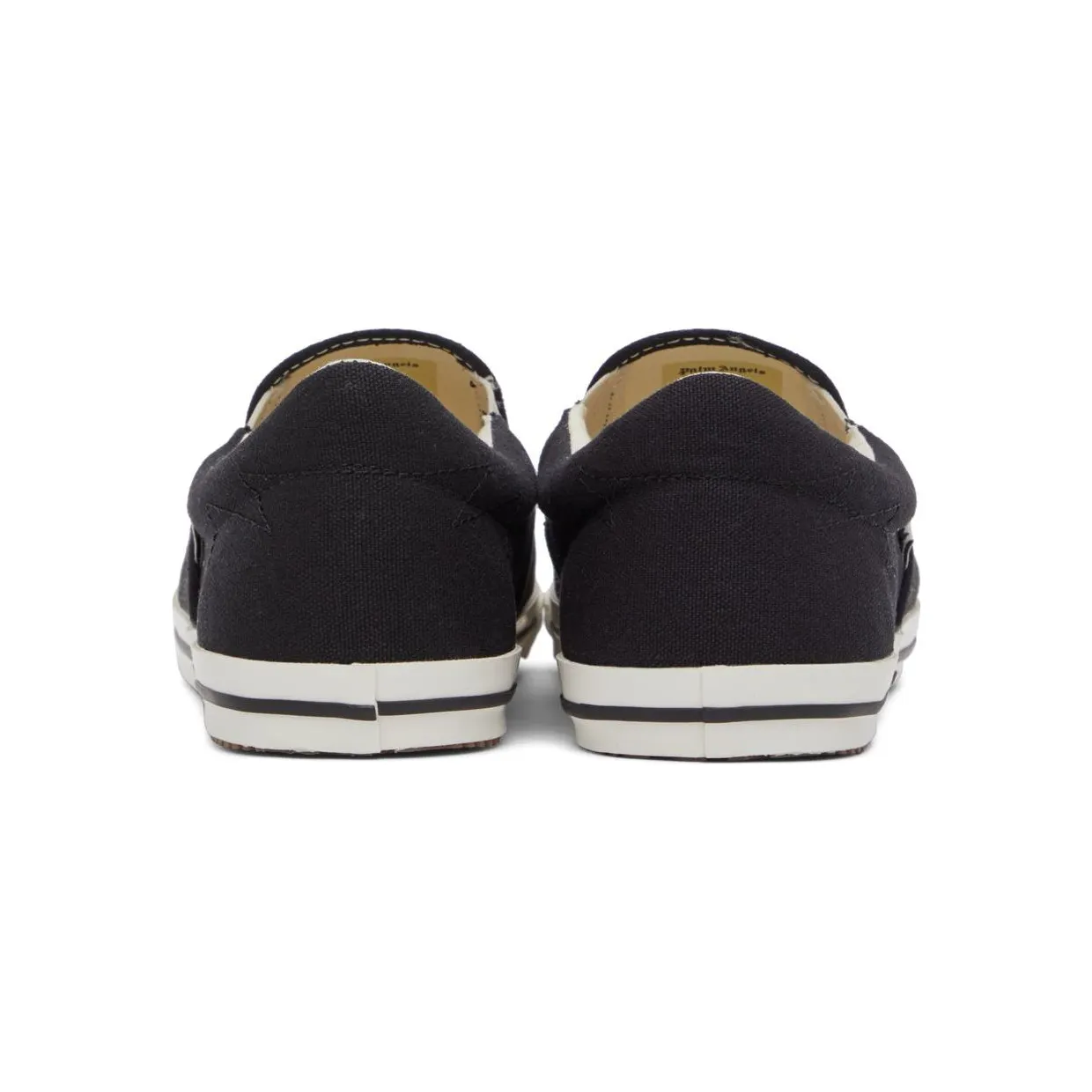 Palm Angels Black Vulcanized Low-Top Sneakers (PMIA074S22FAB0011001) (2)