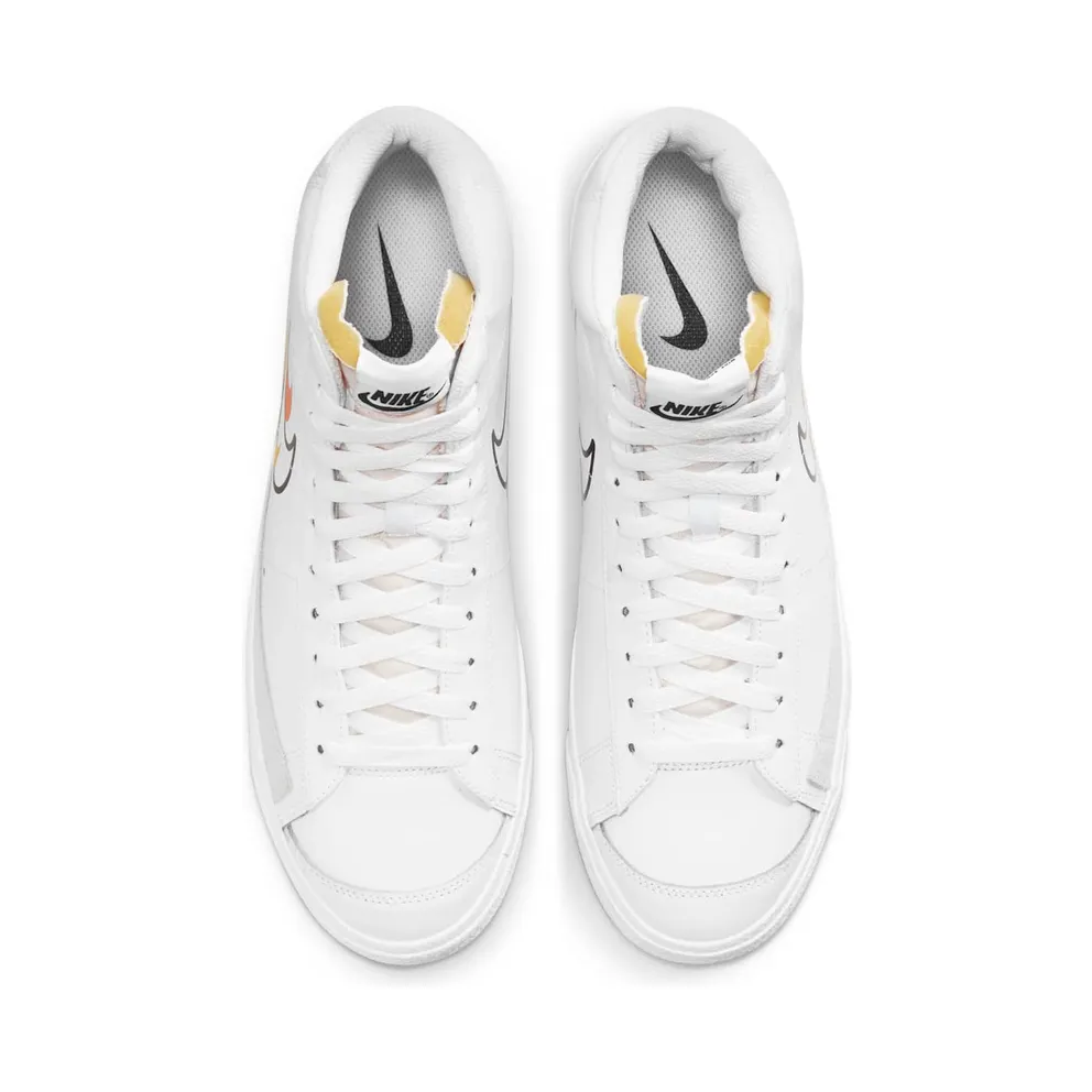 Nike Blazer Mid 77 Multi Swoosh White Team Orange (2021) (DN7996-100)