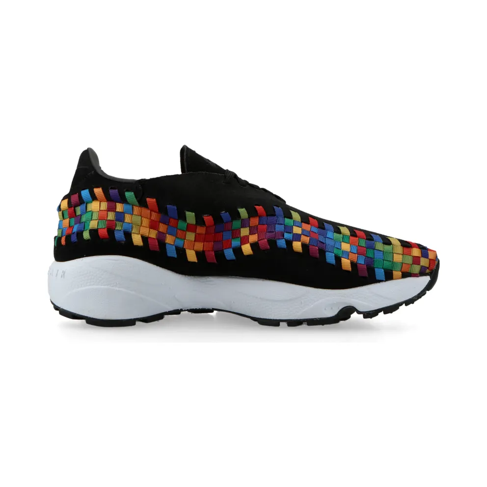 Nike Air Footscape Woven “Black Rainbow” (black / black / white) – FB1959-002