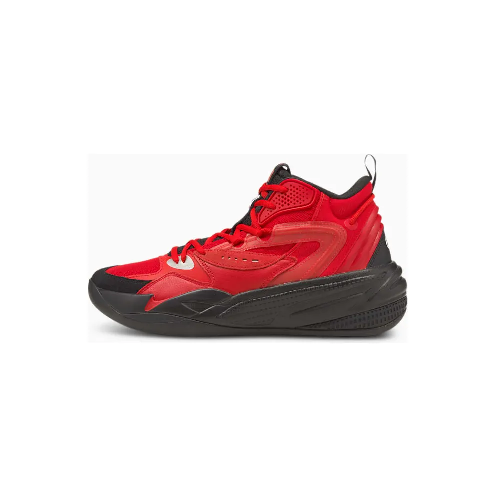 Puma Dreamer 2 Mid Basketball Shoes Black/Red (194849-03)