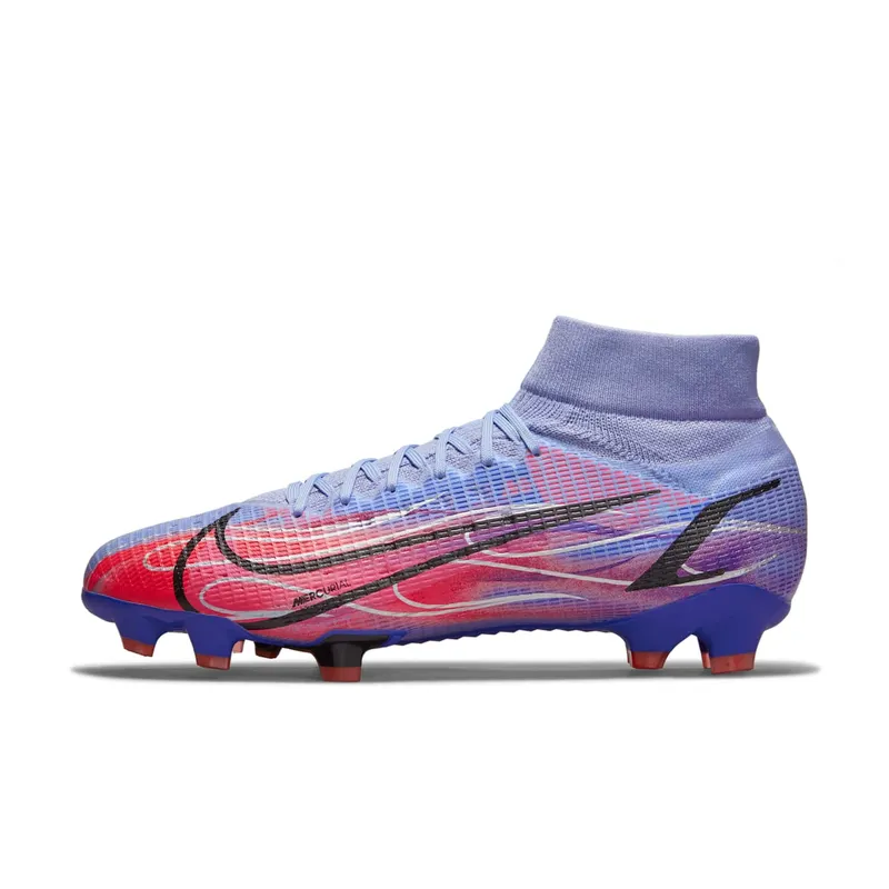 Nike Mercurial Superfly 8 FG Kylian Mbappe Flames (Purple Sole) (DJ3977-506)
