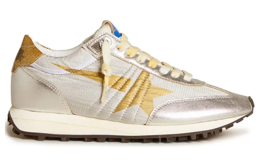 Golden Goose Marathon ripstop nylon sneakers – Zilver (GWF00683F005490)