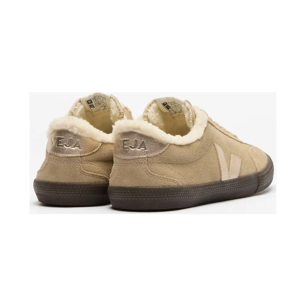 Veja Volley Suede with Shearling Lining Platinum (VU0321860)