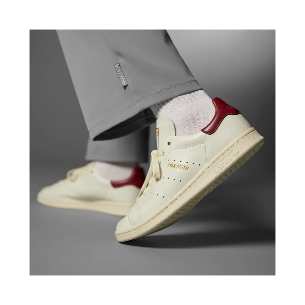 adidas Stan Smith Lux Off White / Cream White / Collegiate Burgundy (HQ6786)