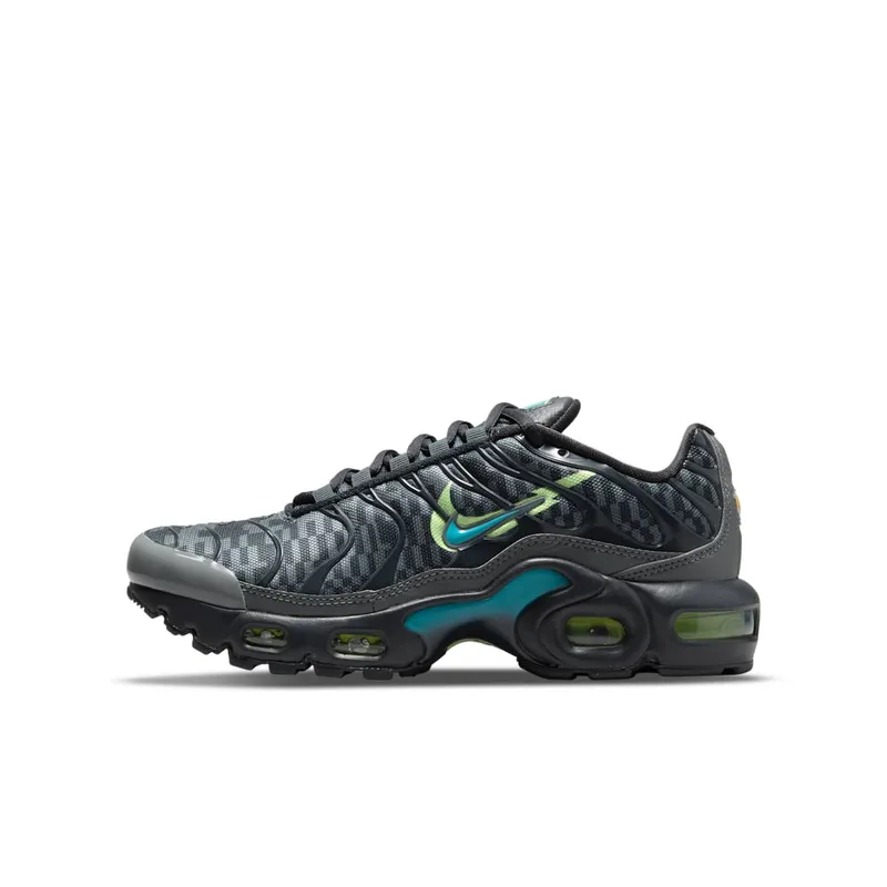 Nike Air Max Plus “Smoke Grey / Lime Glow / Off-Noir / Aquamarine” (DM3266-001)