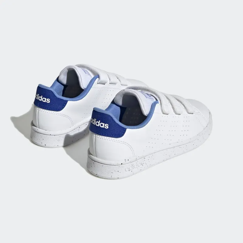 Adidas Advantage Lifestyle Court Hook-and-Loop Cloud White / Cloud White / Blue Fusion (H06211)