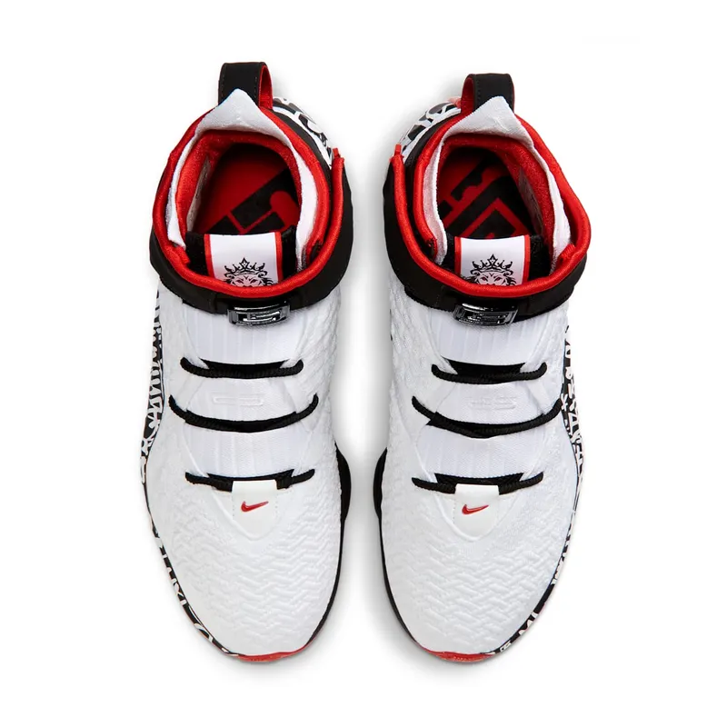 Nike LeBron 17 Graffiti White/University Red-Black (CT6047-100/CT6052-100)