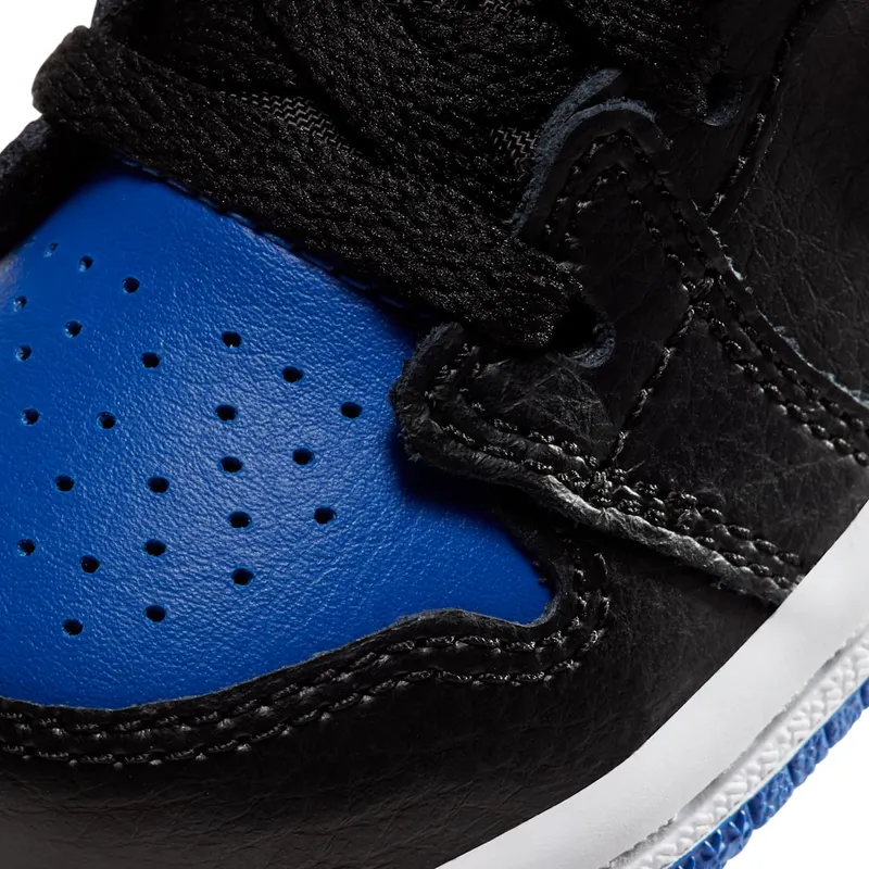 Jordan 1 Mid Royal 2020 (TD) Black/White-Hyper Royal (640735-068)