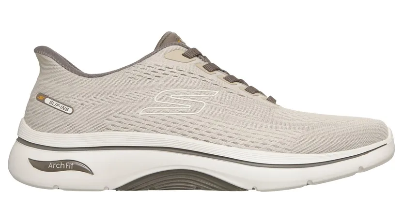 Skechers Slip-ins: GO WALK Arch Fit 2.0 – Percy Sneaker Beige