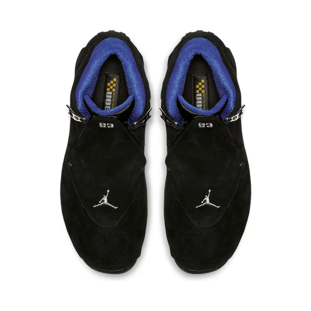Jordan 18 Retro Black Sport Royal Black/Metallic Silver-Sport Royal (AA2494-007)