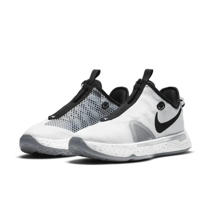 Nike PG 4 Team White Black White/Wolf Grey-Black (CK5828-100)