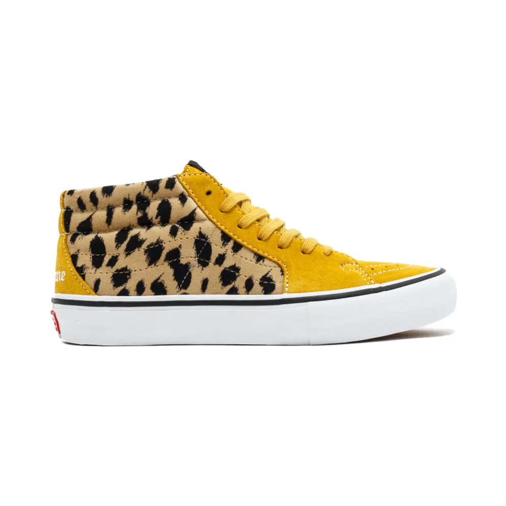 Vans Sk8-Mid Supreme Velvet Leopard Gold Gold (VN0A347UOPI)