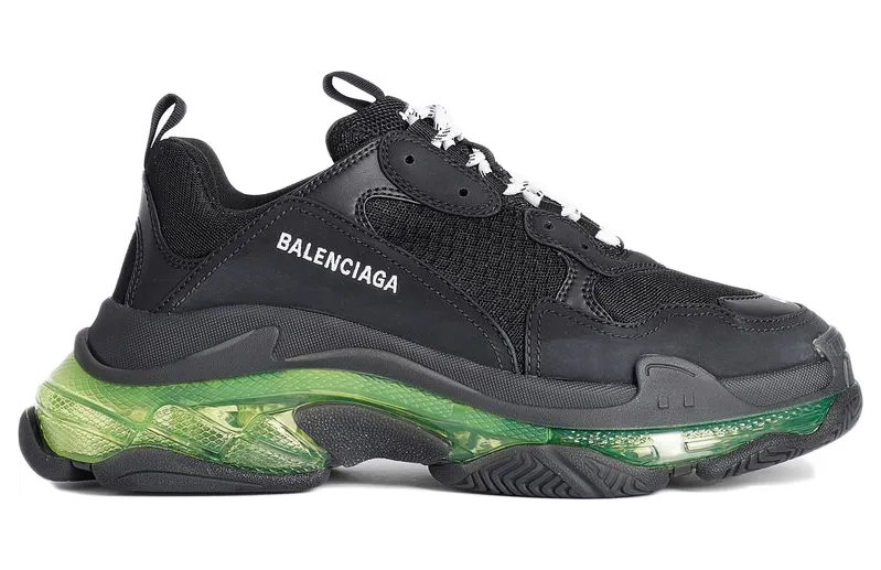 Balenciaga Triple S Black Yellow Fluo
