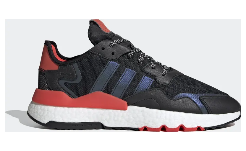 Adidas Nite Jogger ‘Black Hi-Res Red’ Core Black/Cloud White/Hi-Res Red (EG6750)