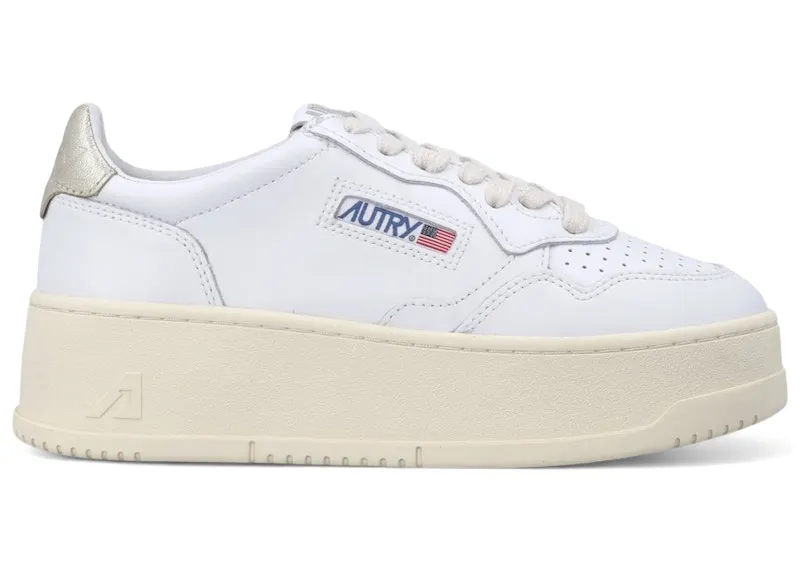 Autry Medalist Platform Low Platinum White (PTLW-LL01)