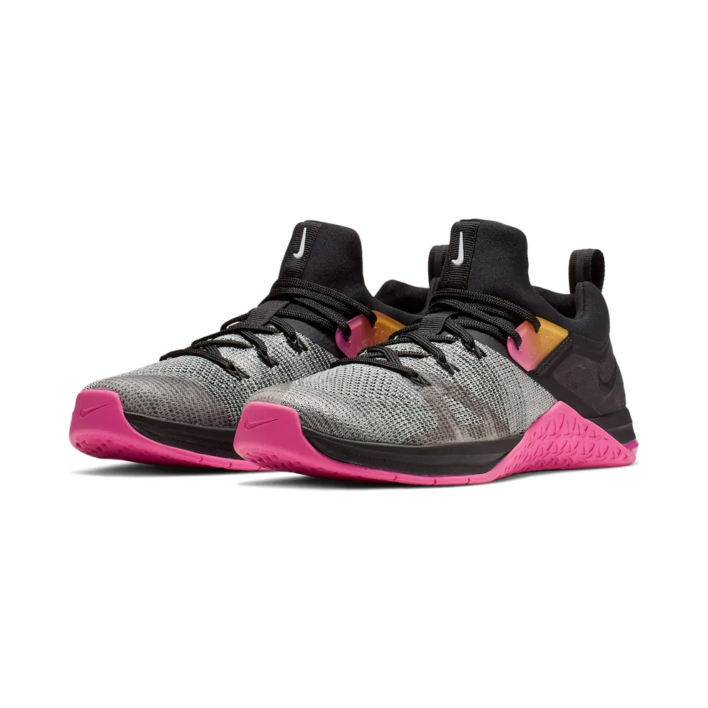 Nike Metcon Flyknit 3 “Black / Laser Fuchsia / White” (AR5623-002)