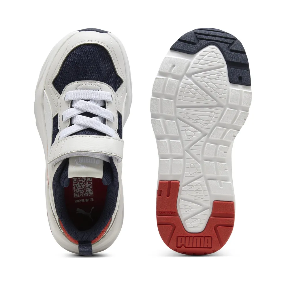 Puma Trinity 2 LT “Puma Navy / Puma White / Feather Gray / Red Fire” (403704_03)