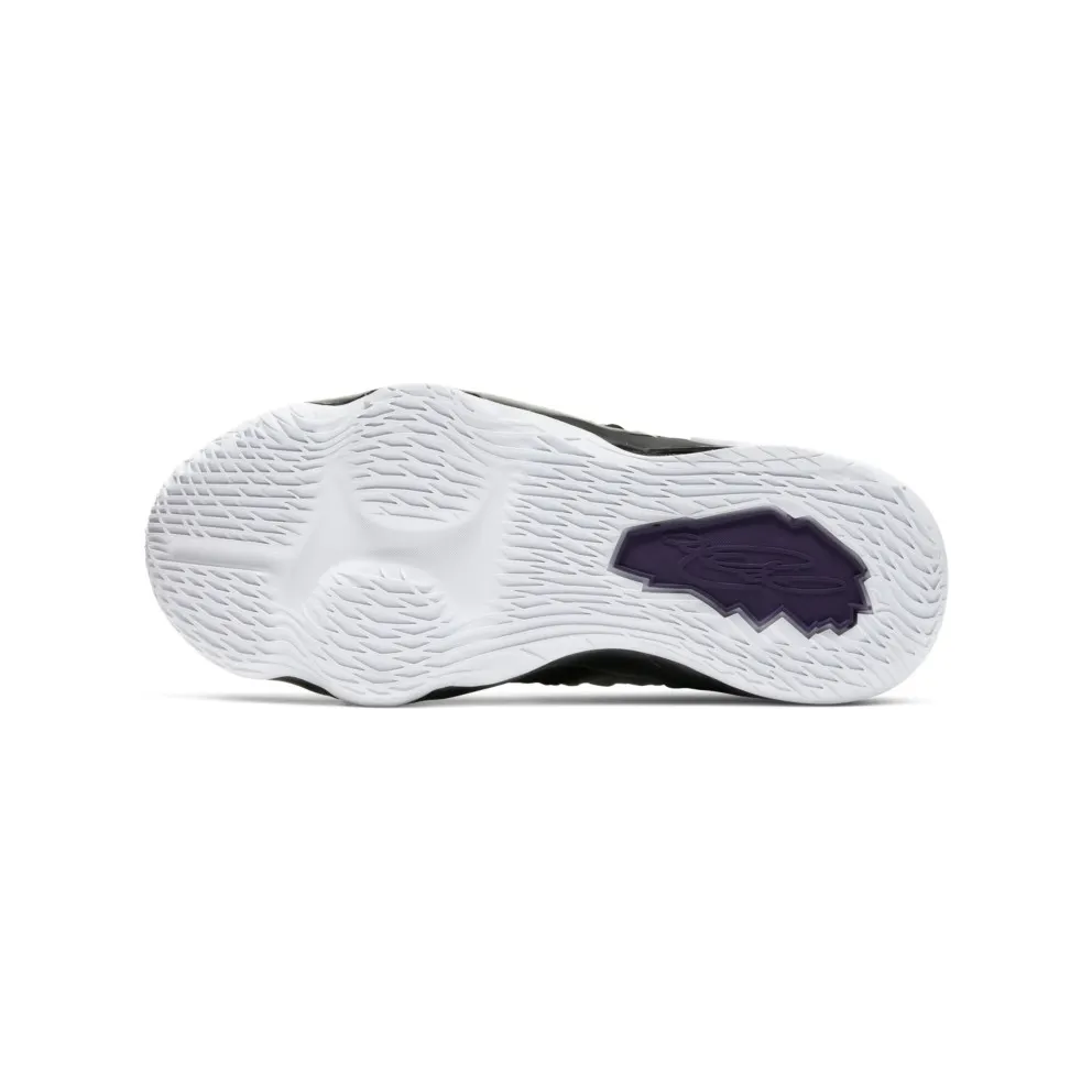 Nike LeBron 17 Lakers (GS) Black/White-Eggplant-Amarillo (BQ5594-004)