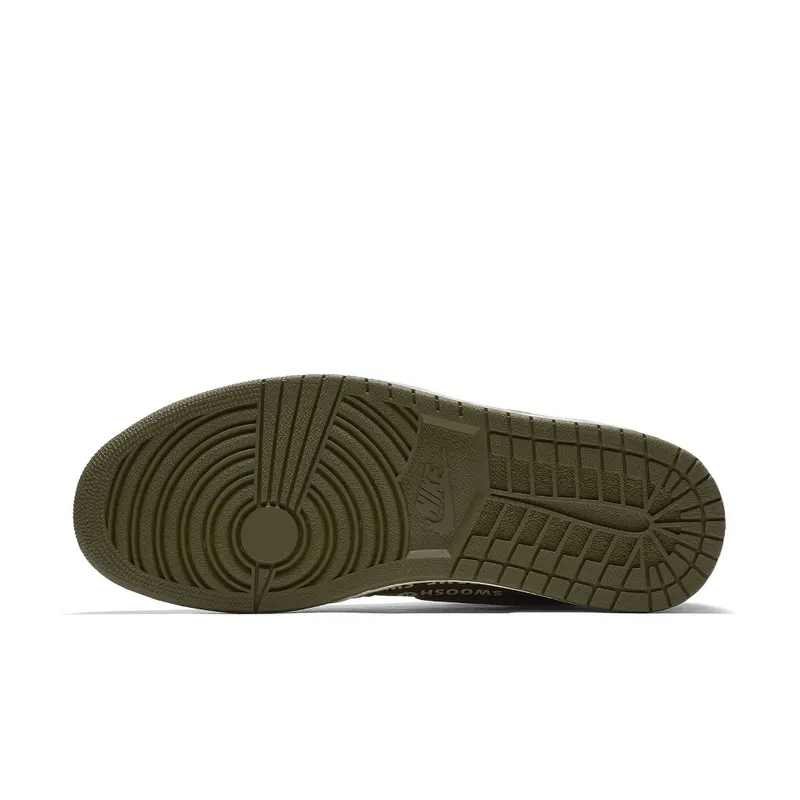 Jordan 1 Retro High Olive Canvas Olive Canvas/Sail (555088-300)