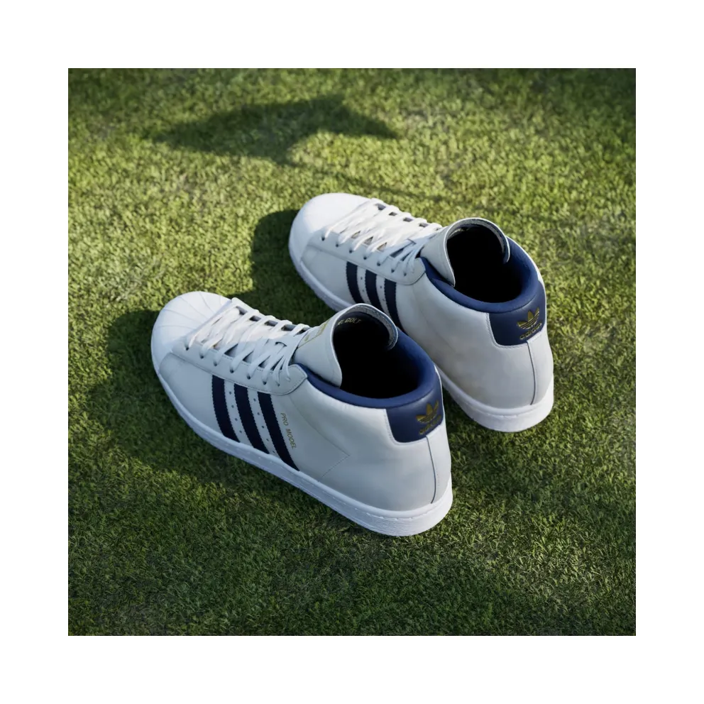 adidas Pro Model Midcut Spikeless Golf Chalk White Night Indigo (JQ7722)