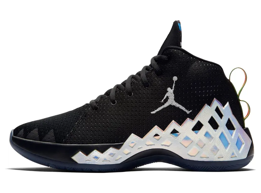 Jordan Jumpman Diamond Mid ‘Quai 54’ White/Black-Blue-Multi-Color (CJ9692-001)
