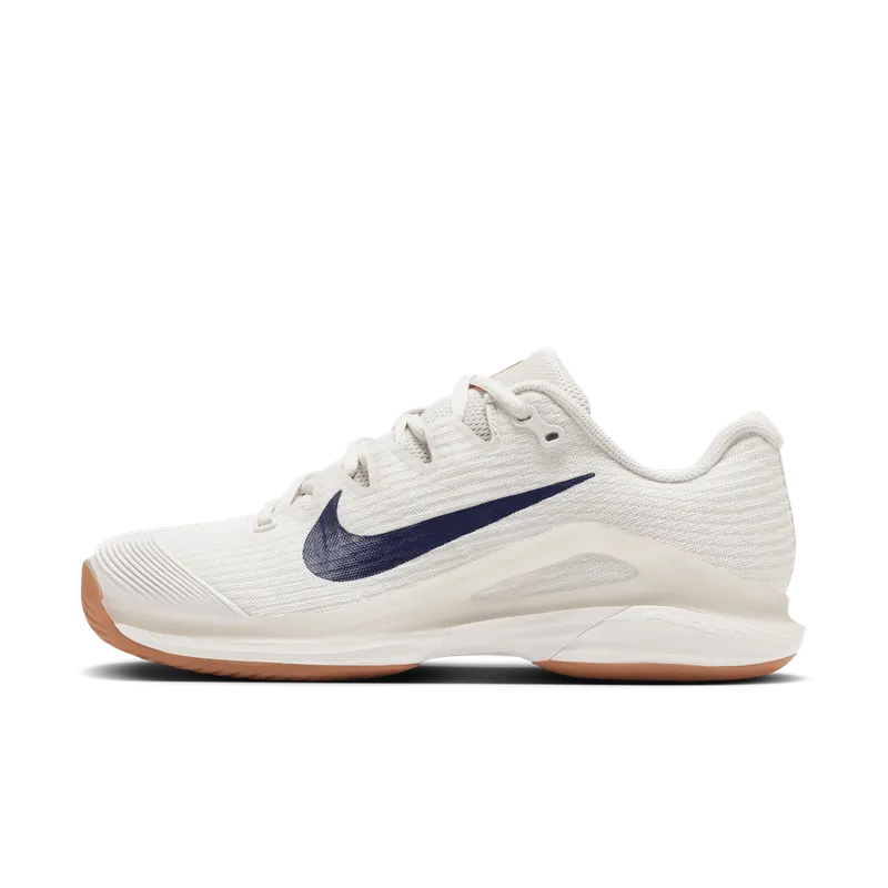 Nike Court Air Zoom Vapor 12 HC Summit White Phantom Gum Medium Brown Binary Blue (FV5554-101)
