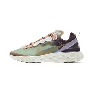 Nike x Undercover React Element 87 Linen Burgundy (2018) (BQ2718-300)